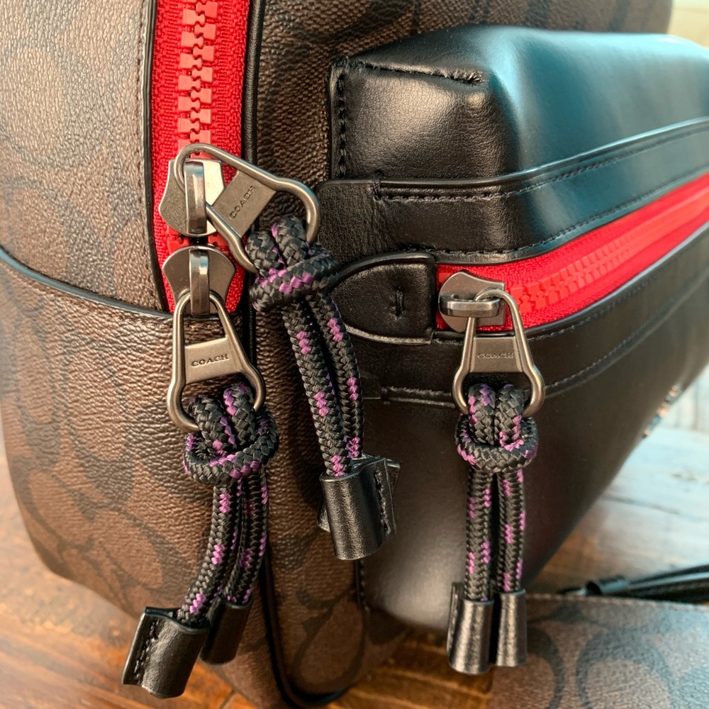 NWT Coach Medium Strawberry Backpack - Picture 4 of 8
